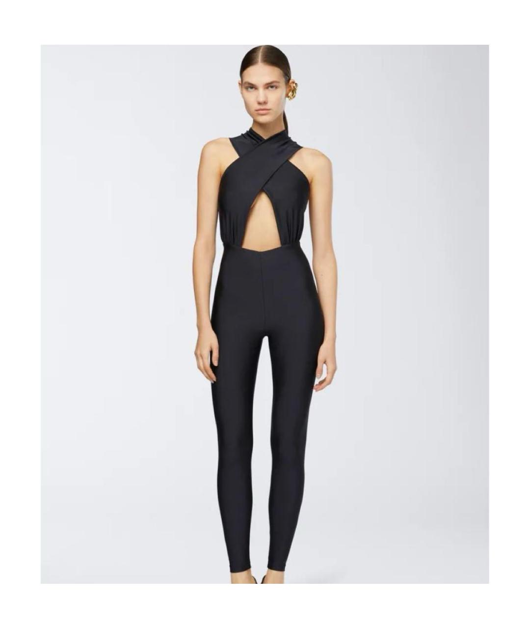 THE ANDAMANE Черный хлопковый комбинезон, фото 2