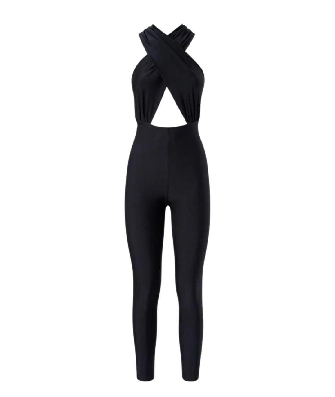 THE ANDAMANE Черный хлопковый комбинезон, фото 1