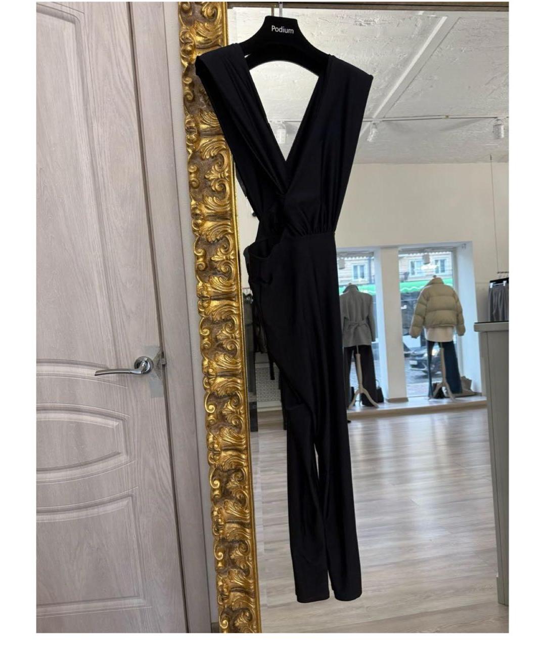 THE ANDAMANE Черный хлопковый комбинезон, фото 5