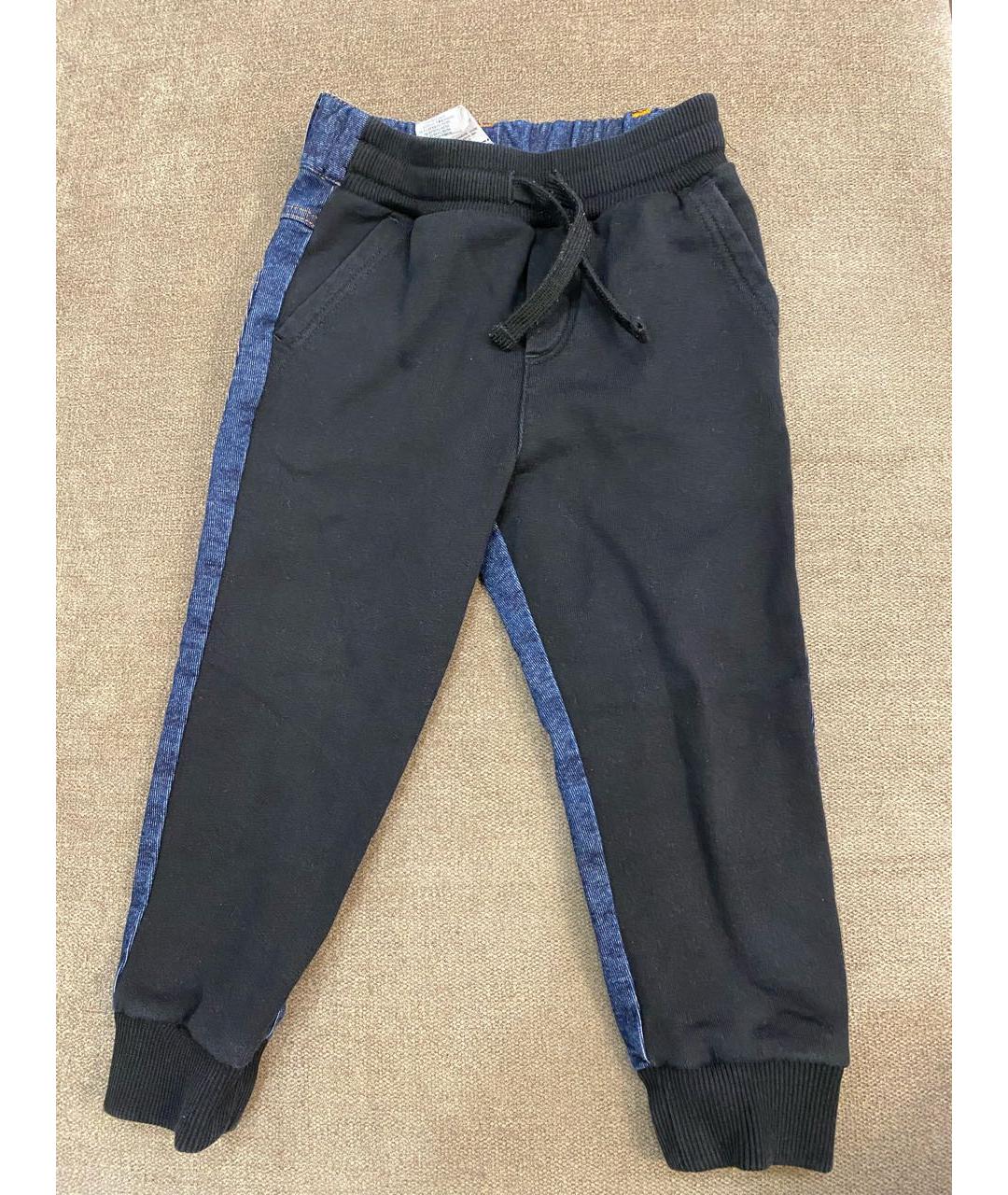 DOLCE & GABBANA KIDS Черные хлопковые детские джинсы, фото 4