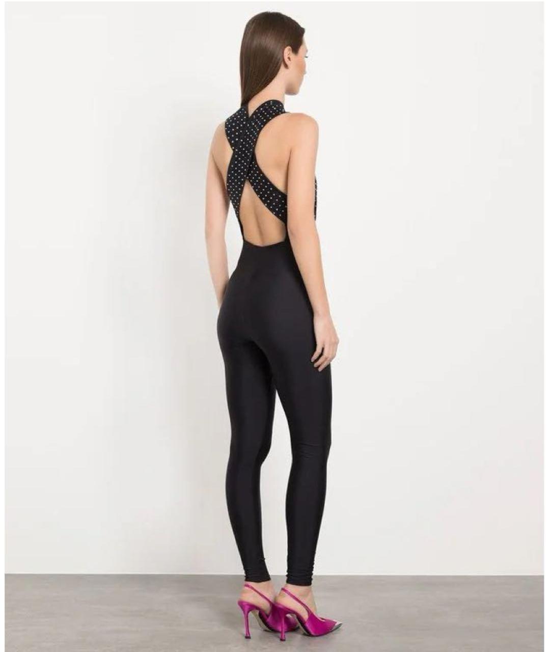 THE ANDAMANE Черный хлопковый комбинезон, фото 3