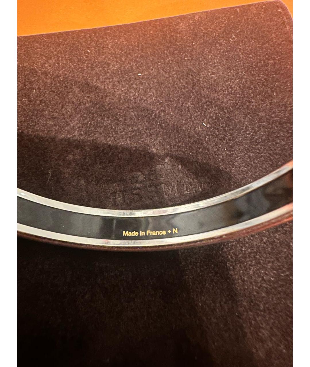 HERMES Бирюзовый с серебряным покрытием браслет, фото 4