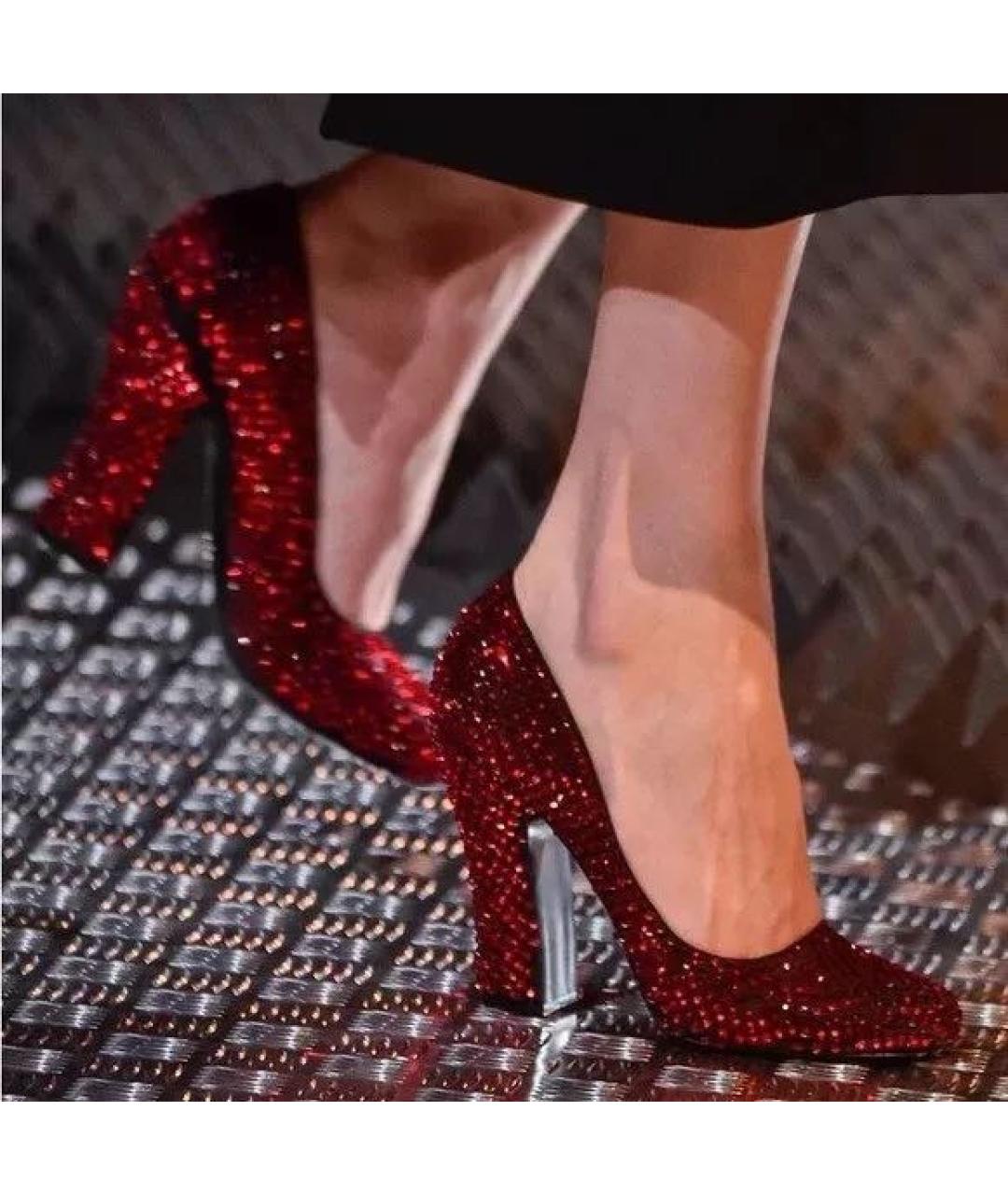 PRADA Красные туфли, фото 8