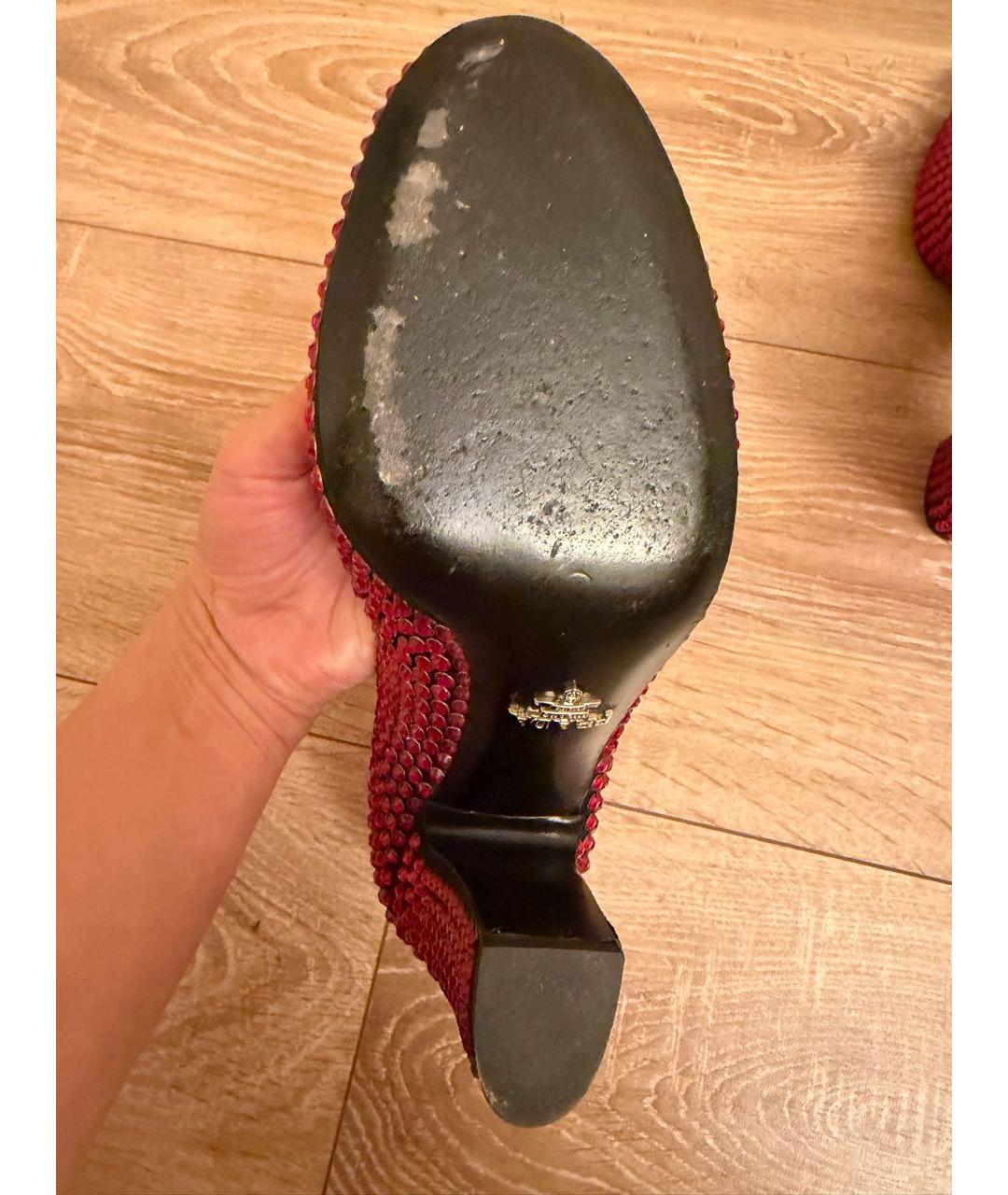 PRADA Красные туфли, фото 6