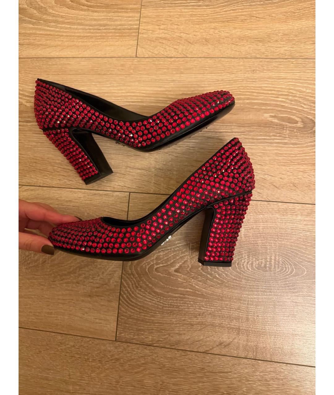 PRADA Красные туфли, фото 7