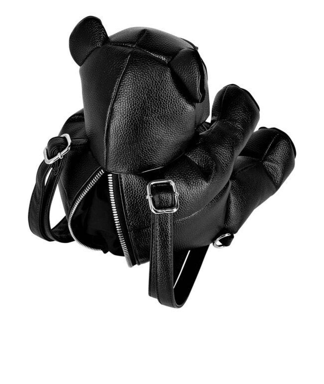 PHILIPP PLEIN Черный рюкзак из искусственной кожи, фото 4