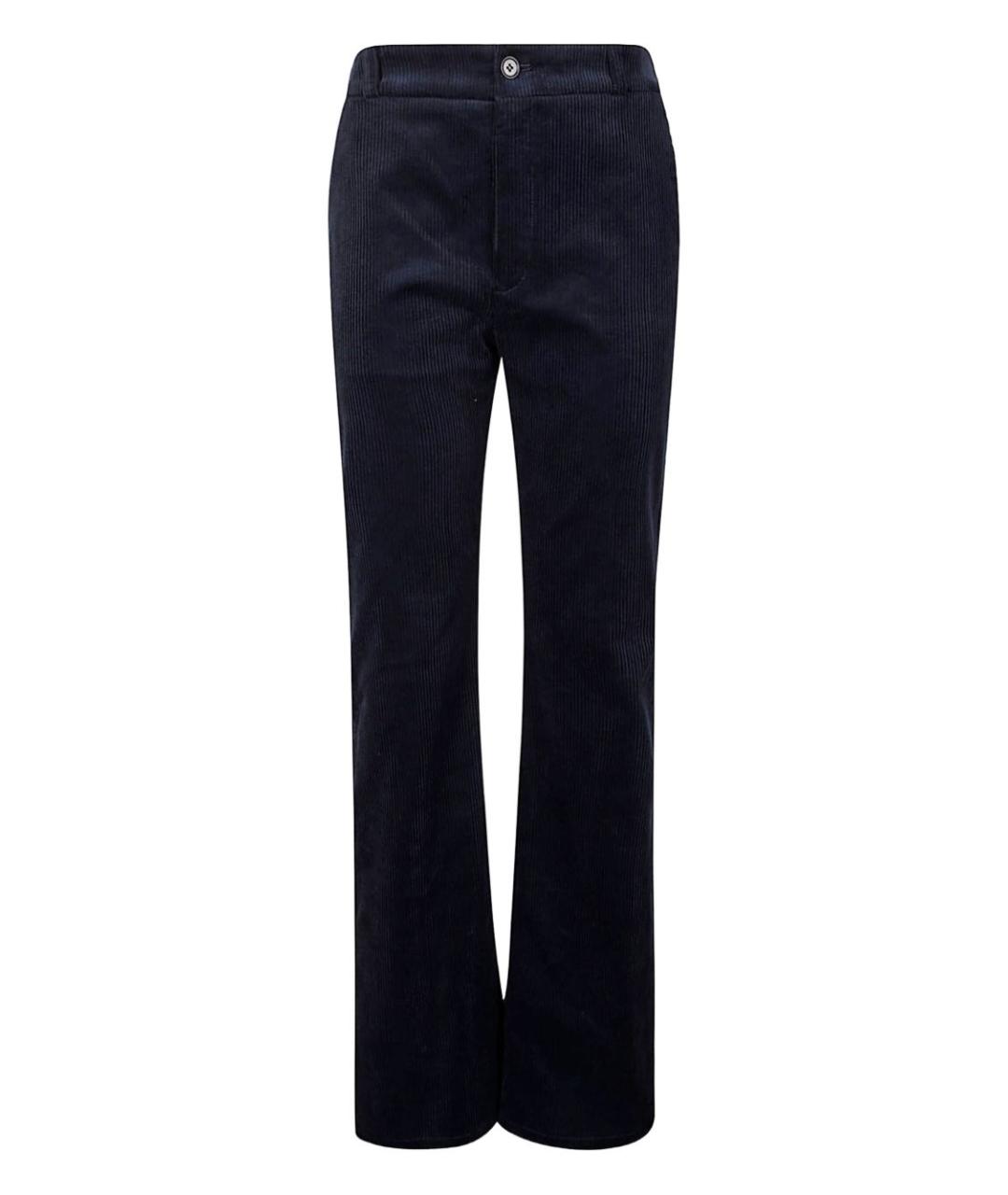 A.P.C. Синие хлопковые прямые брюки, фото 1