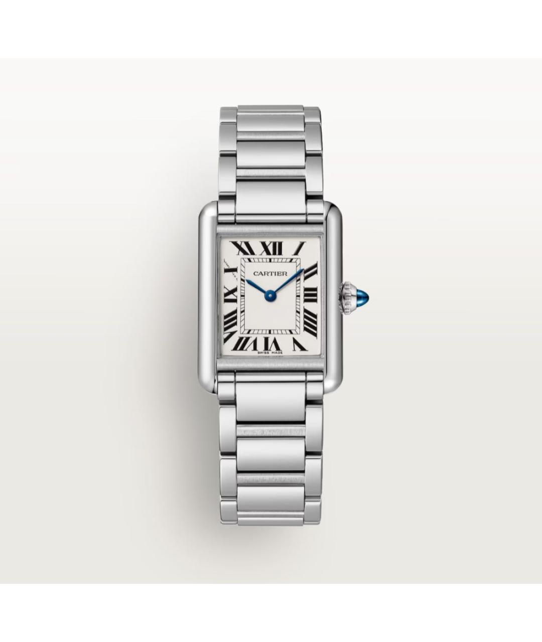 CARTIER Серебряные стальные часы, фото 9