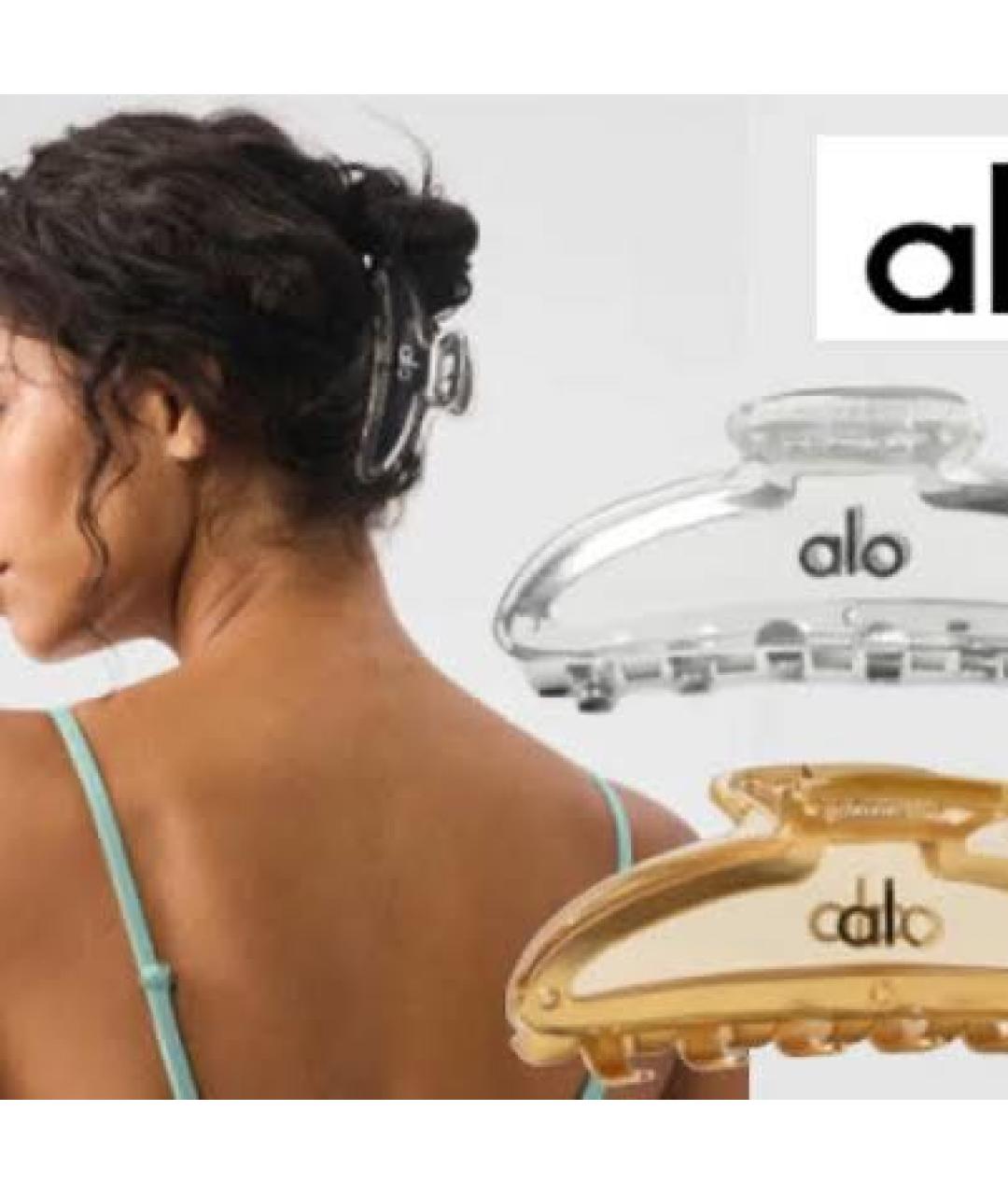 ALO YOGA Золотая заколка, фото 2