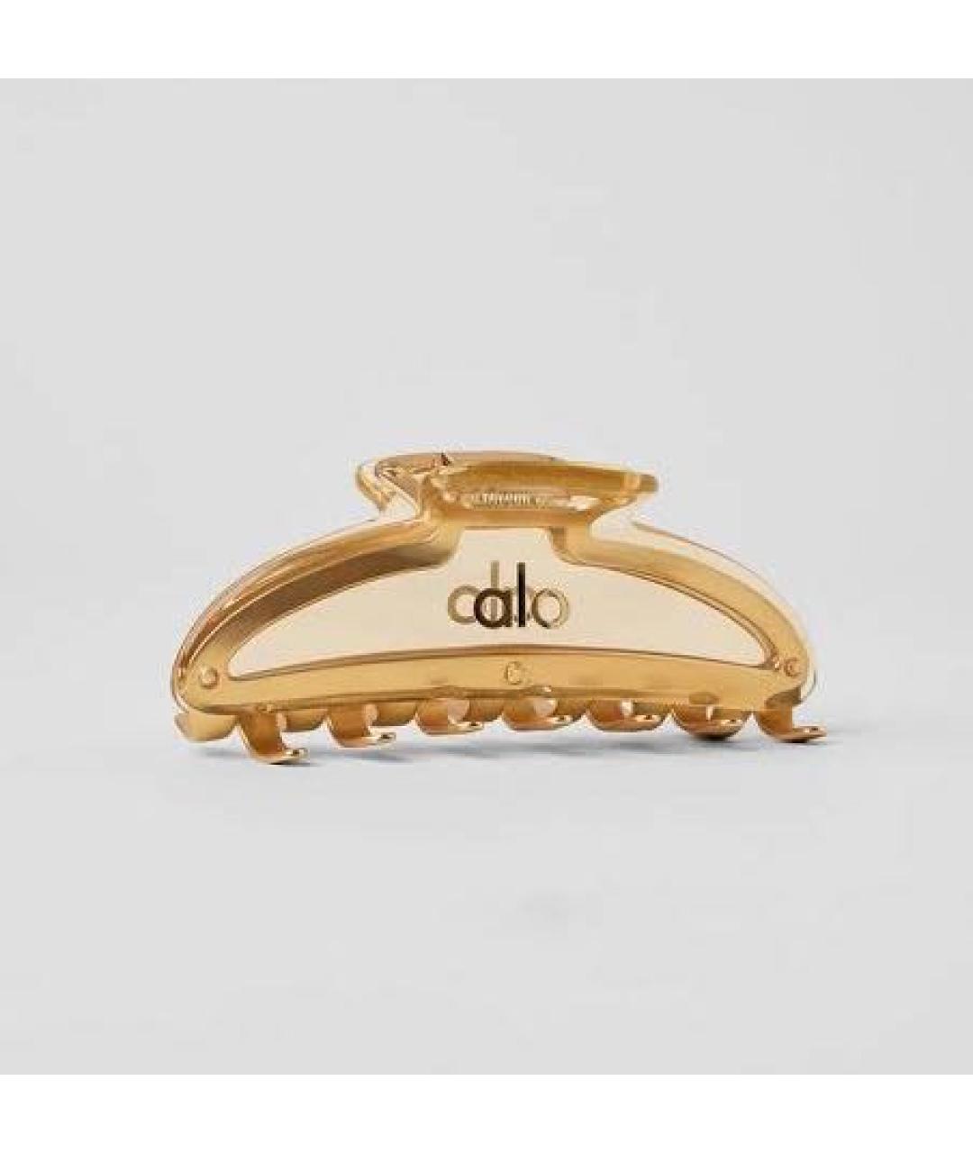 ALO YOGA Золотая заколка, фото 4