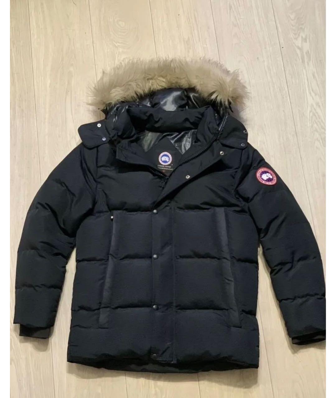 CANADA GOOSE Черный пуховик, фото 4