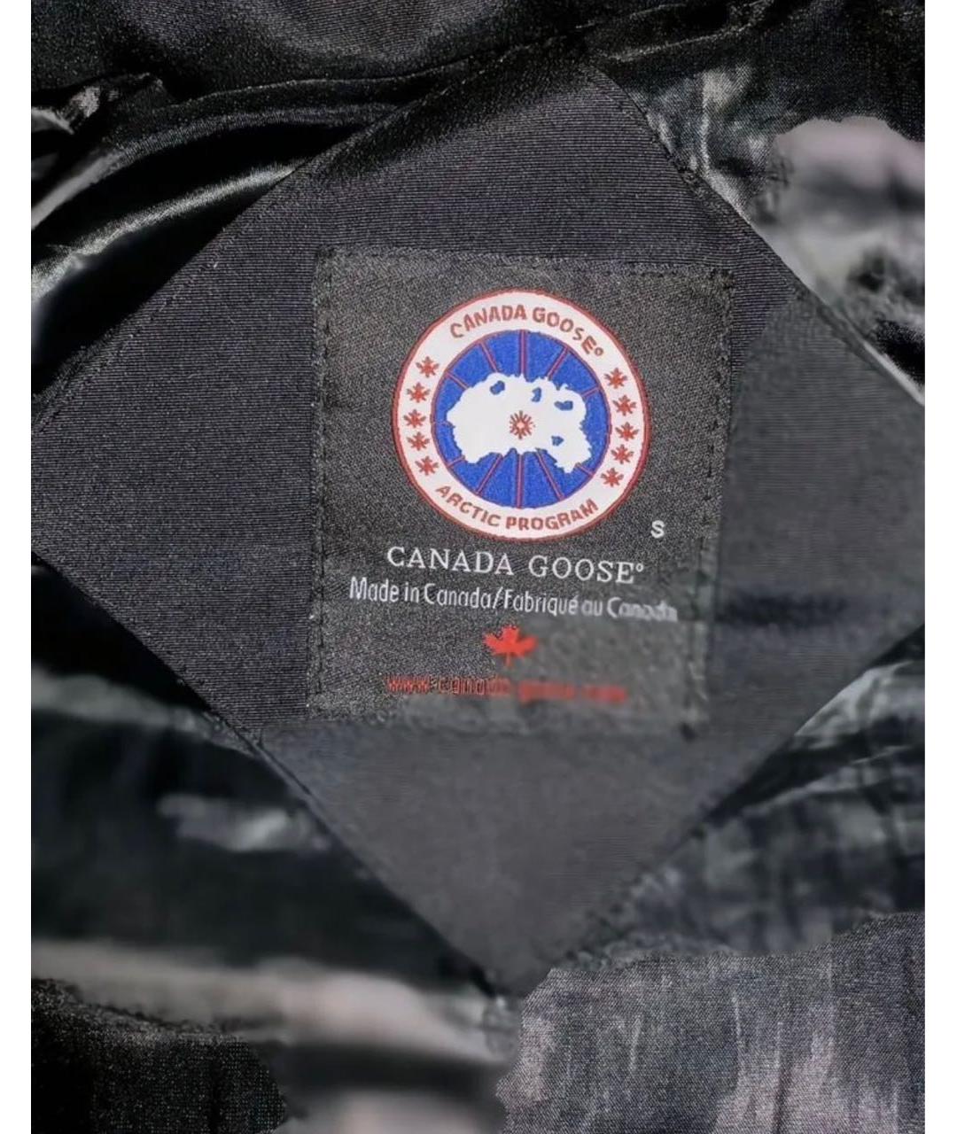 CANADA GOOSE Черный пуховик, фото 3