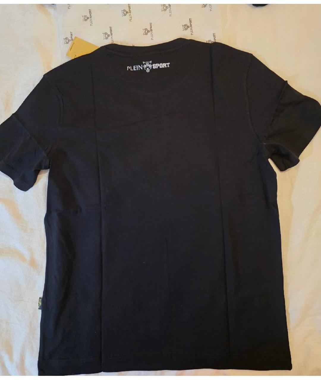 PHILIPP PLEIN Черная хлопковая футболка, фото 2