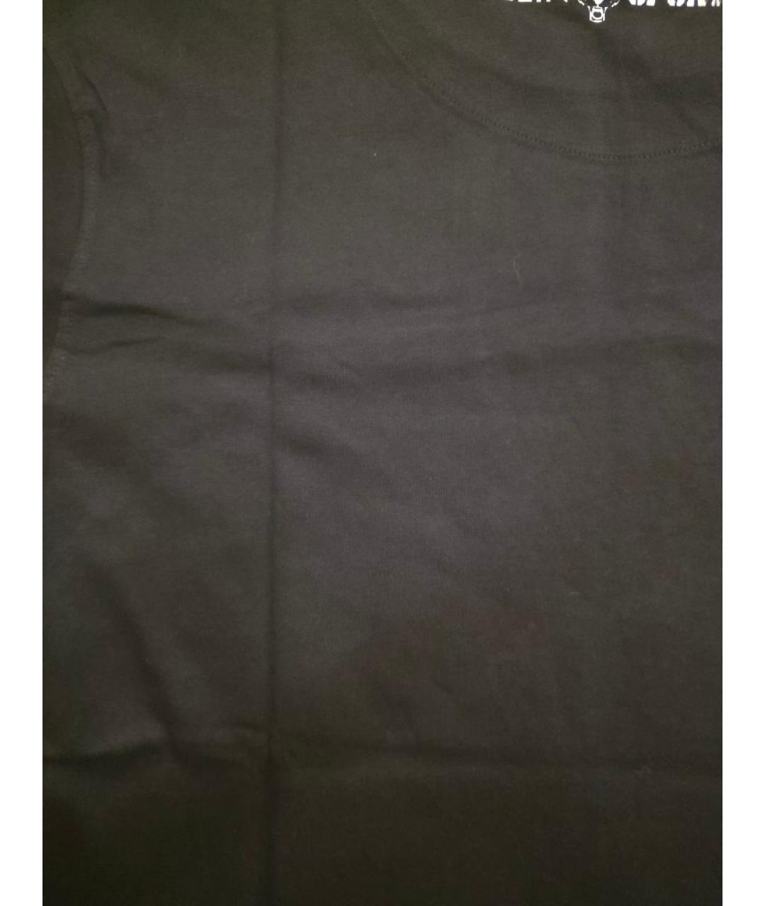 PHILIPP PLEIN Черная хлопковая футболка, фото 4