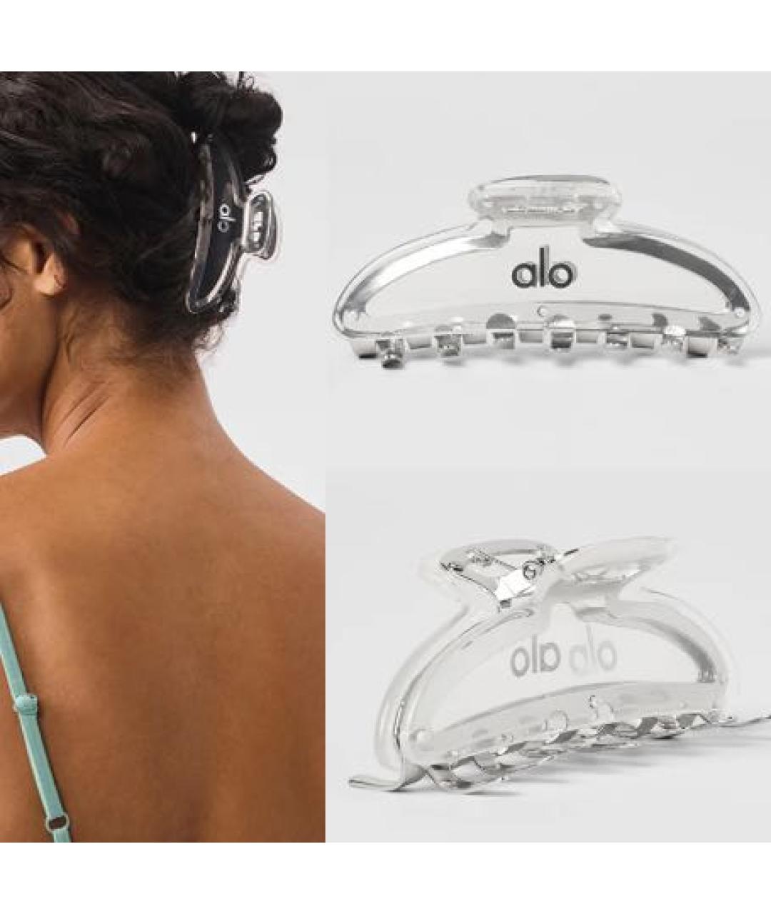 ALO YOGA Серебряная заколка, фото 2