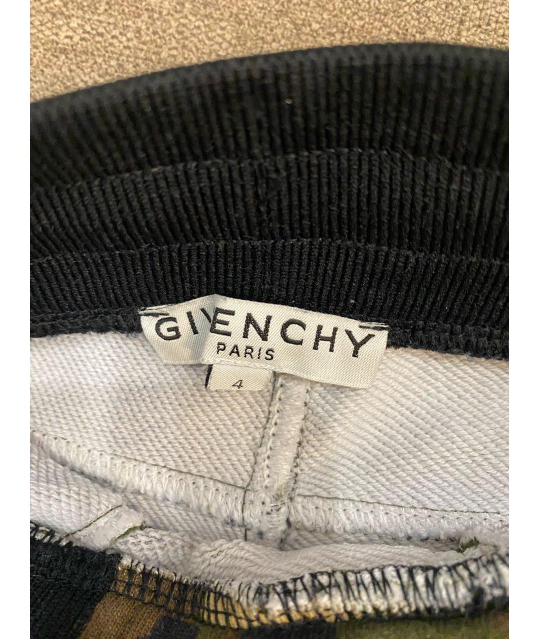 GIVENCHY KIDS Хаки хлопковые детские шорты, фото 3