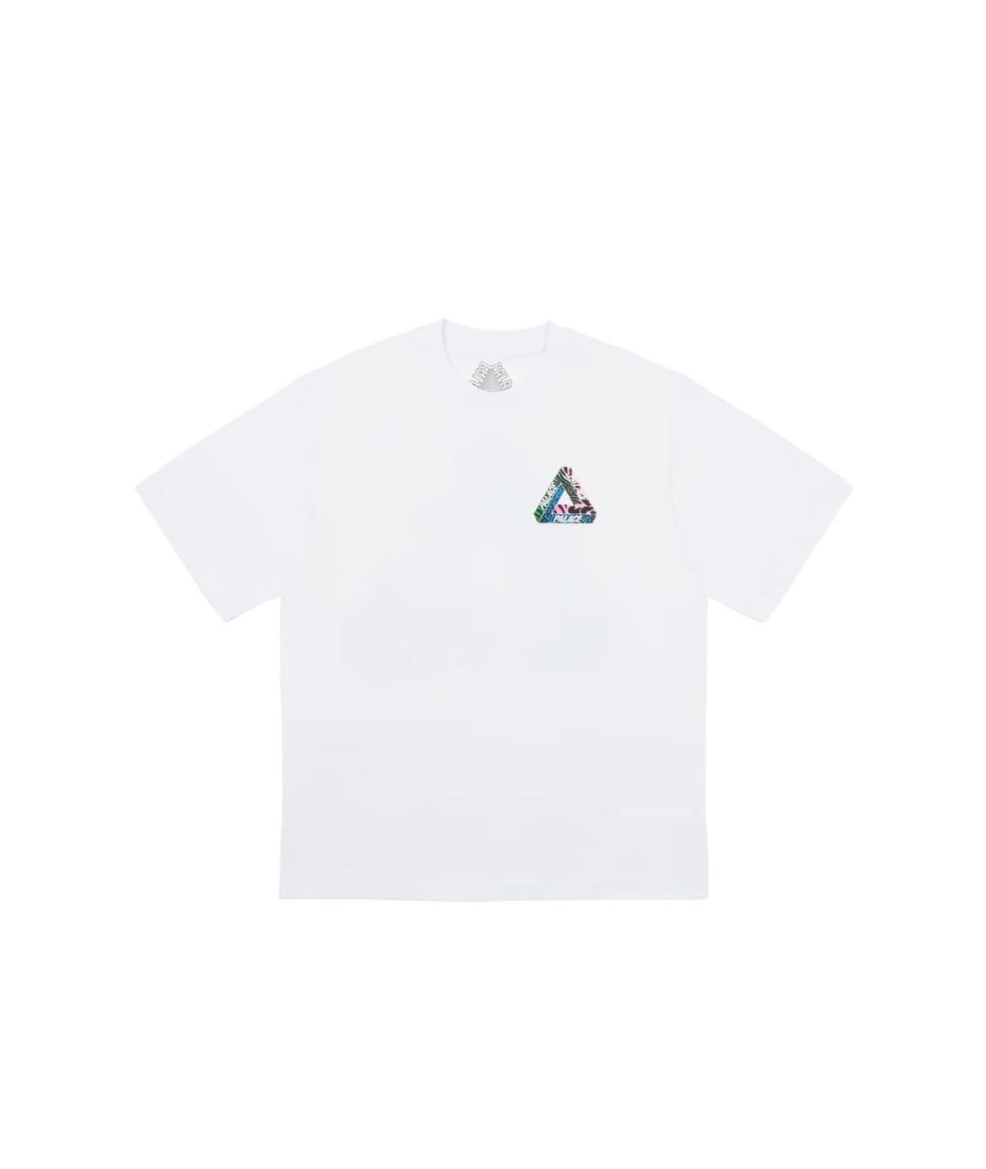 PALACE Белая хлопковая футболка, фото 3