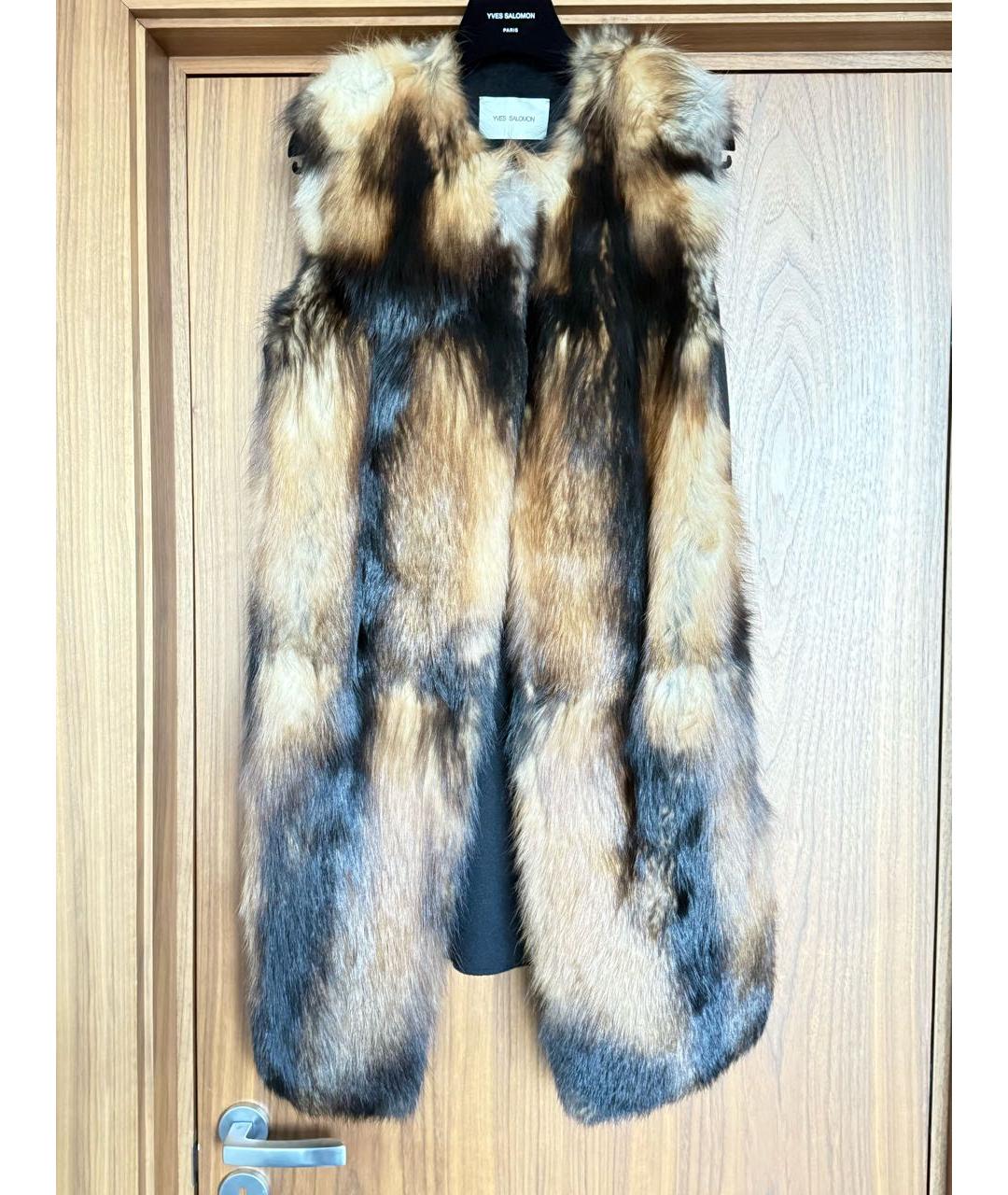 YVES SALOMON Мульти меховой жилет, фото 7