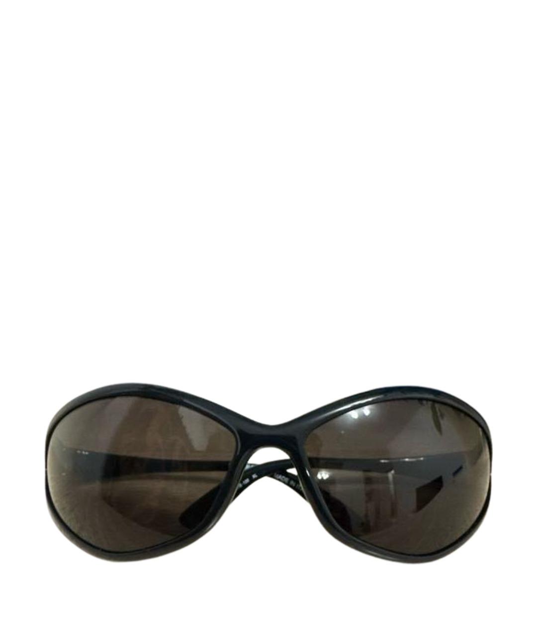 BALENCIAGA Черные пластиковые солнцезащитные очки, фото 1