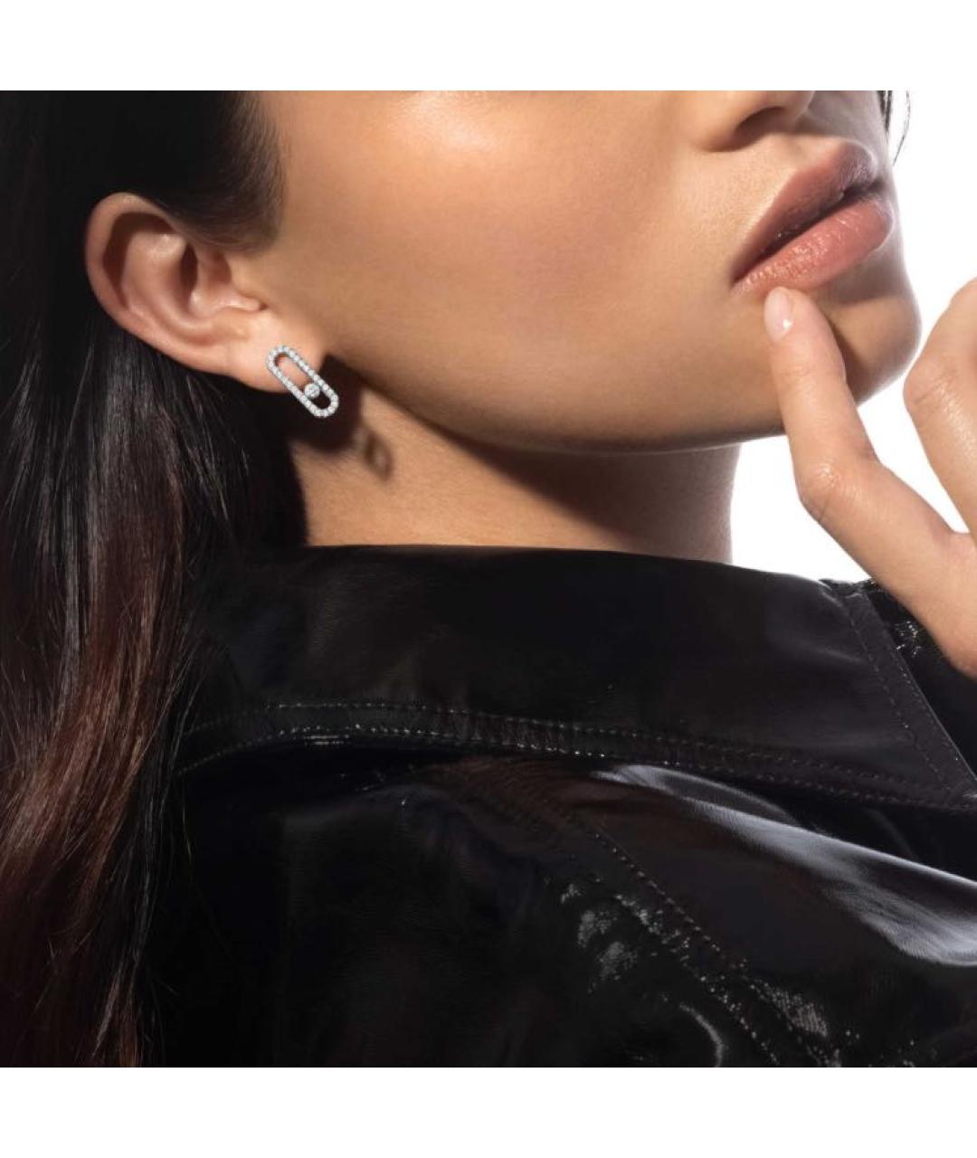 MESSIKA Серебряные серьги из белого золота, фото 3