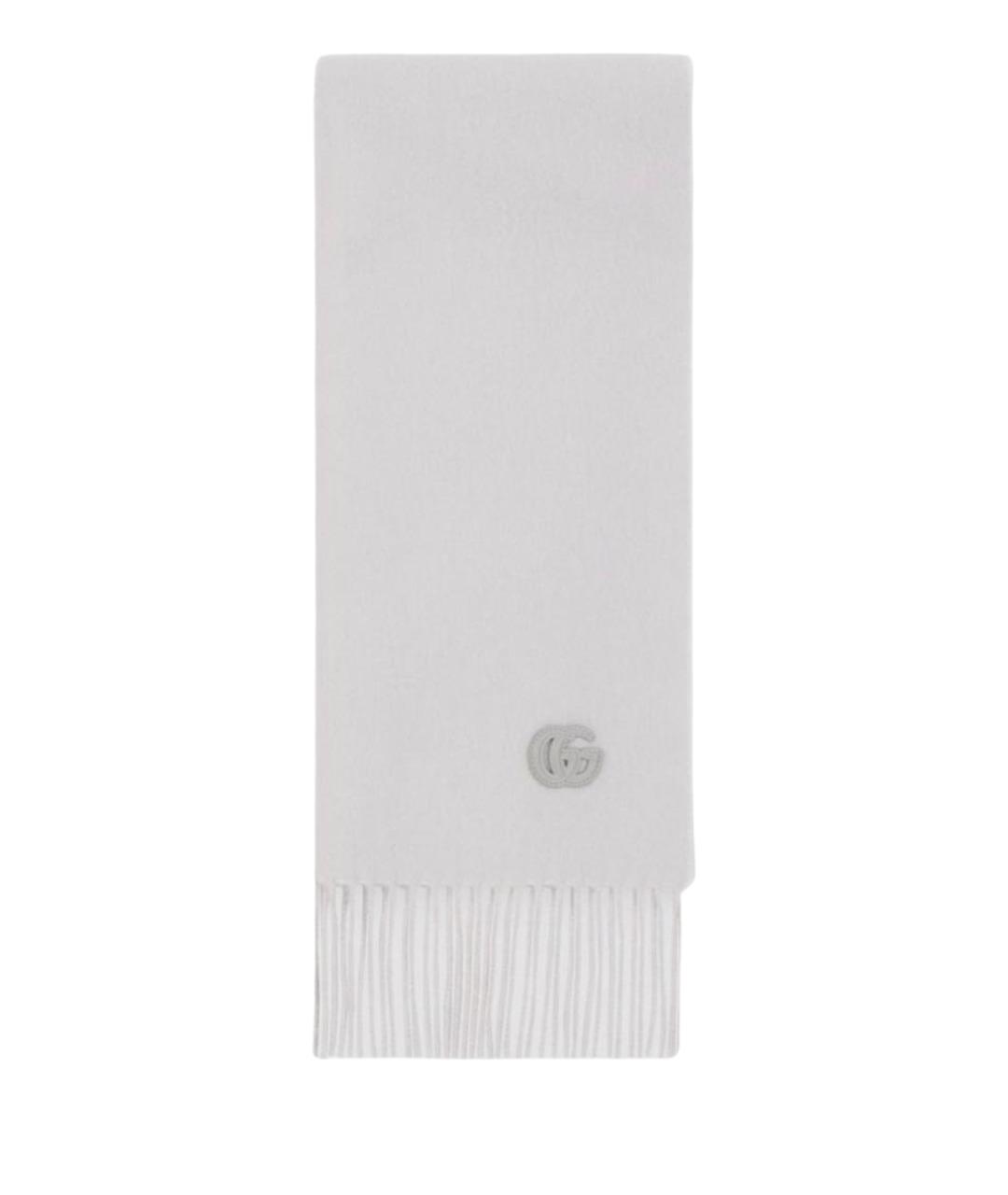 GUCCI Серый кашемировый шарф, фото 1