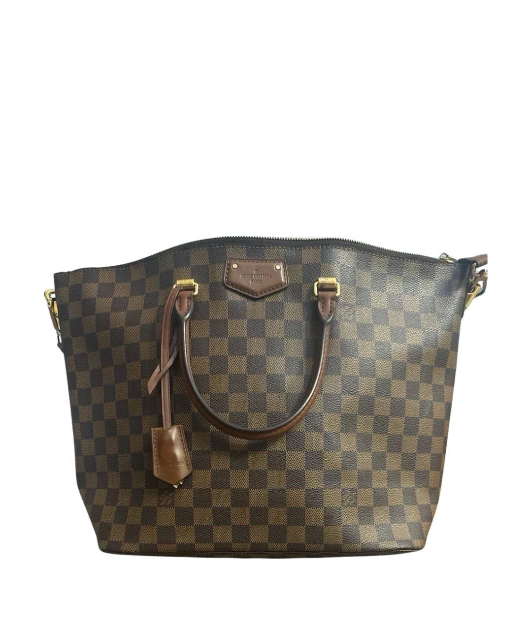 LOUIS VUITTON Коричневая сумка с короткими ручками, фото 1