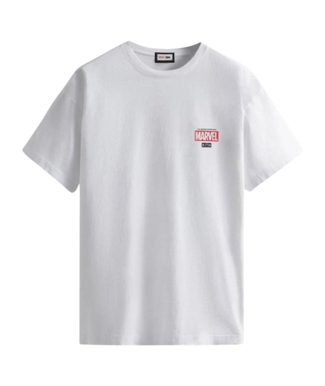 KITH Белая хлопковая футболка, фото 1