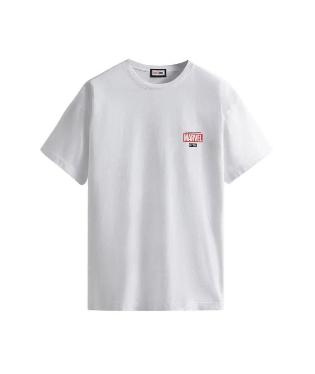KITH Белая хлопковая футболка, фото 3