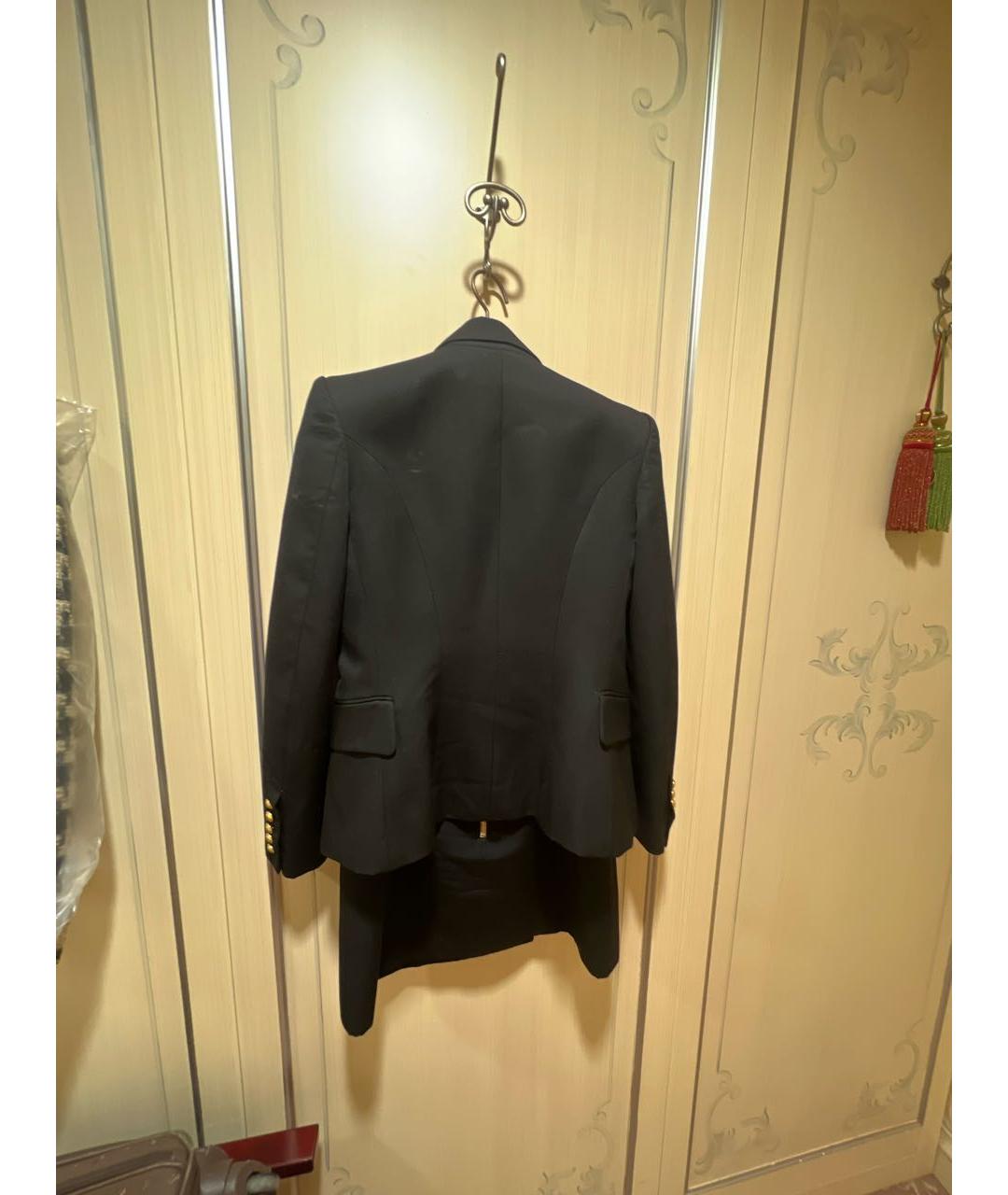 BALMAIN Черный шерстяной жакет/пиджак, фото 2