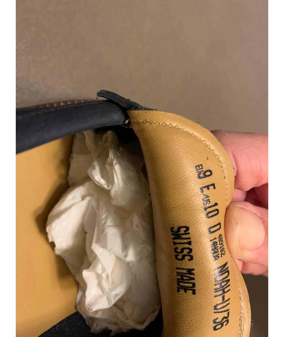 BALLY Синие нубуковые лоферы, фото 9