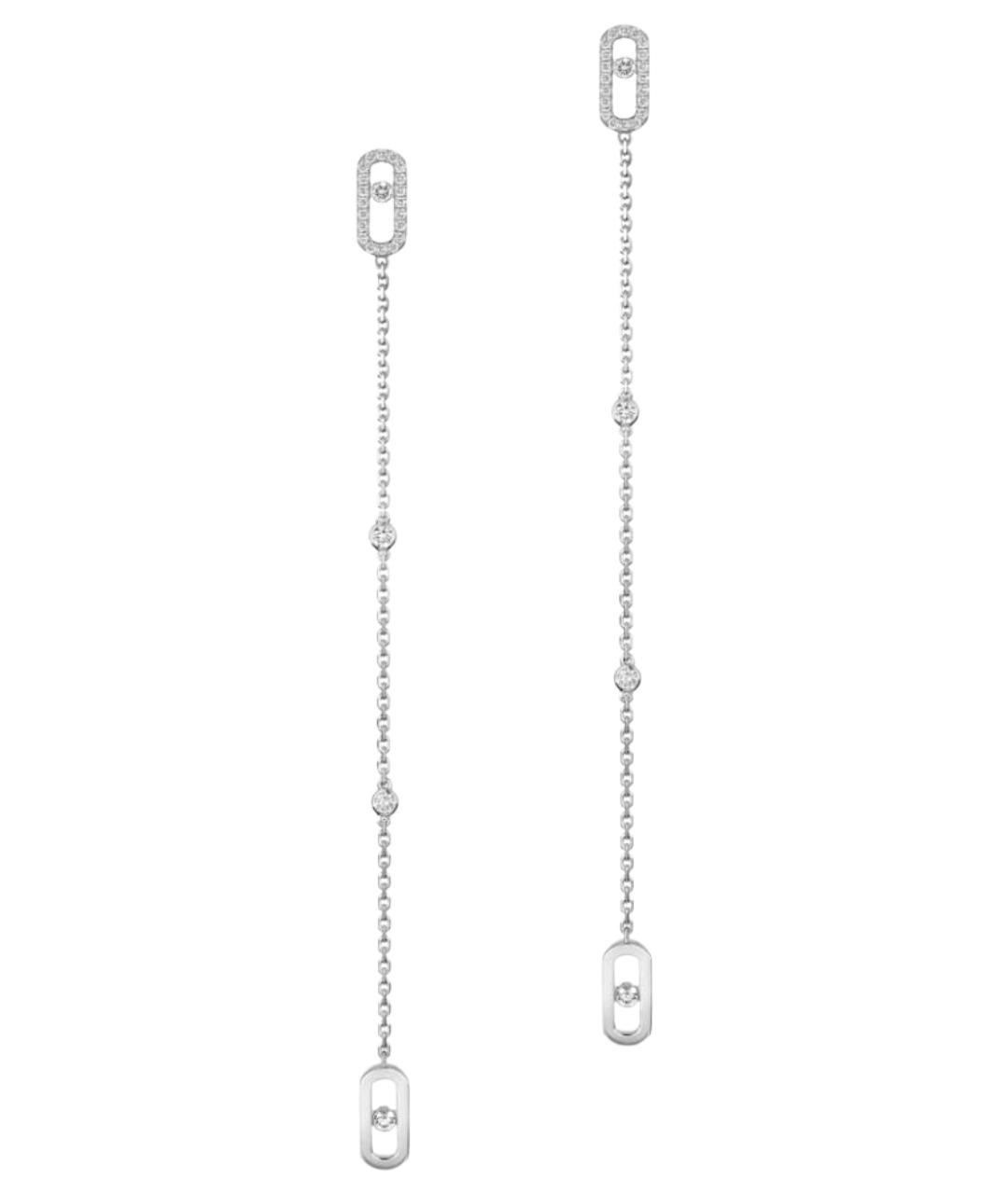 MESSIKA Серебряные серьги из белого золота, фото 5