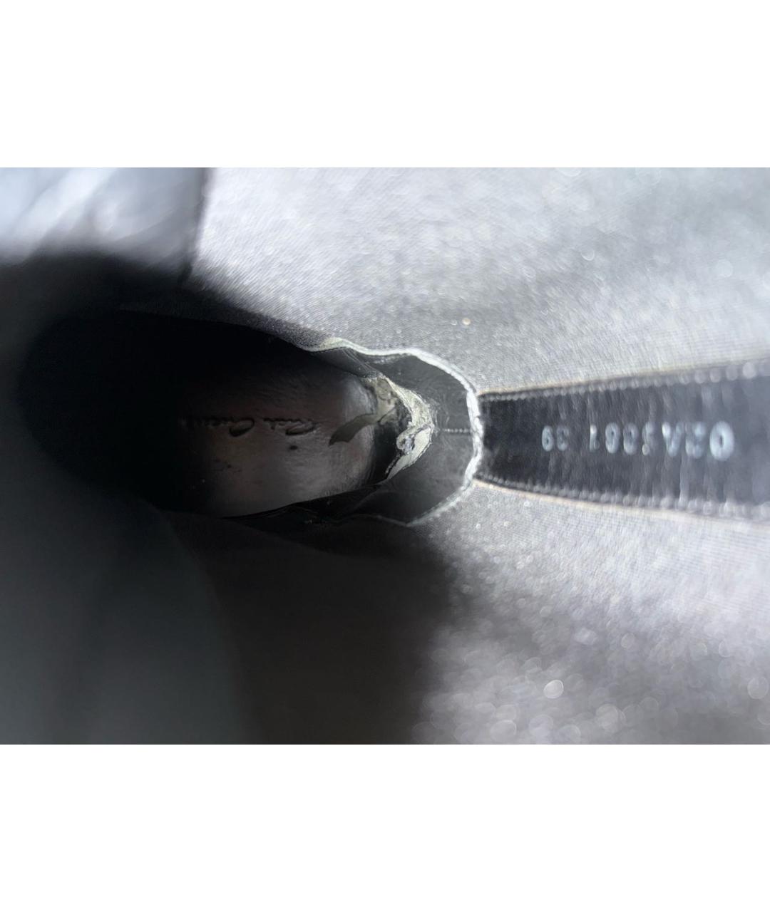 RICK OWENS Черные кожаные ботинки, фото 7