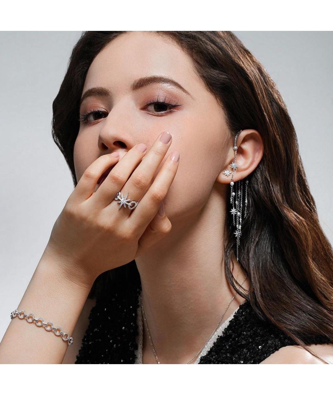 APM Monaco Серебряные серебряные клипсы, фото 2