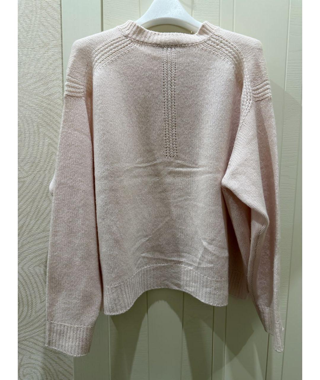 CHRISTIAN DIOR Розовый кашемировый джемпер / свитер, фото 3