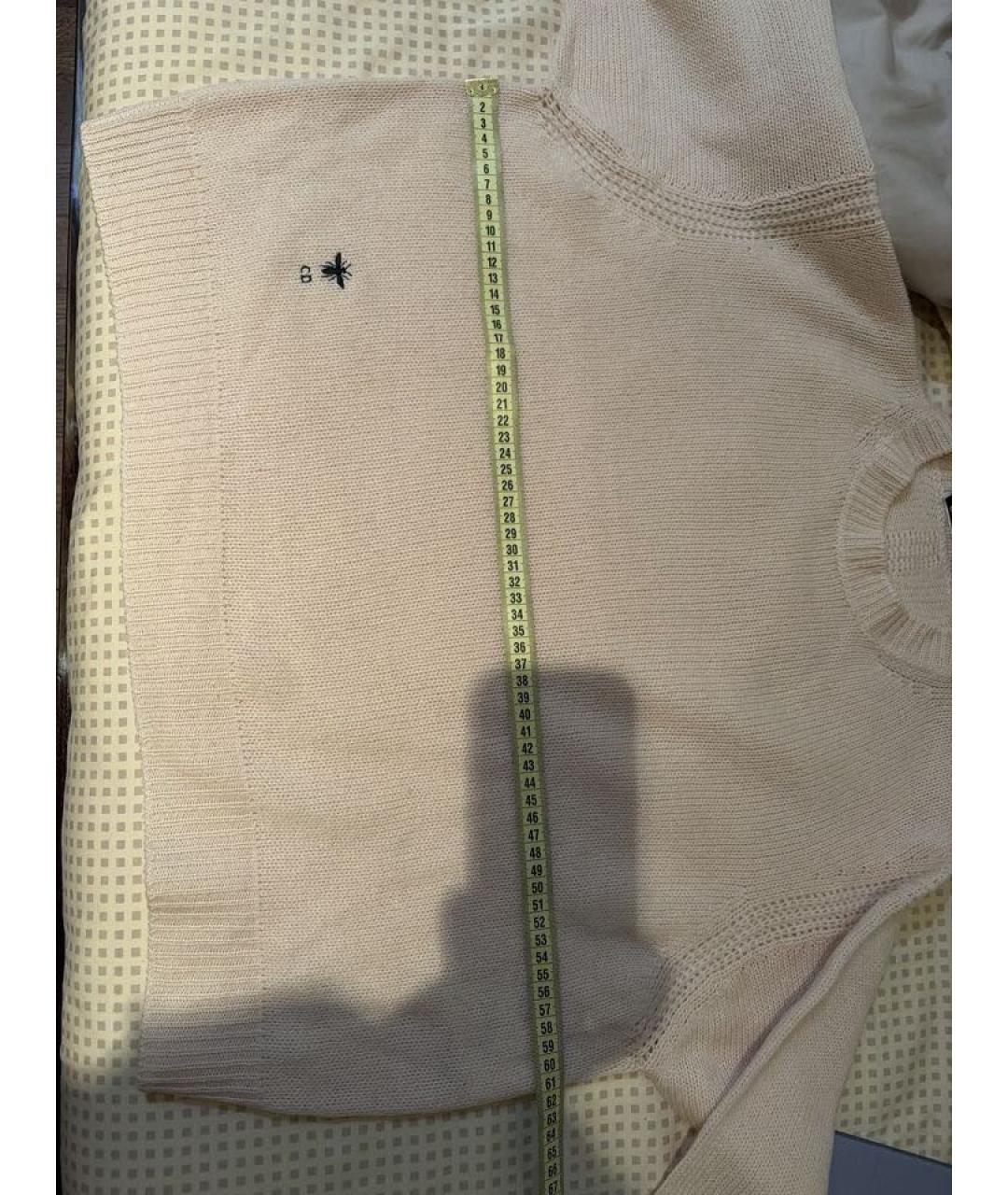 CHRISTIAN DIOR Розовый кашемировый джемпер / свитер, фото 7