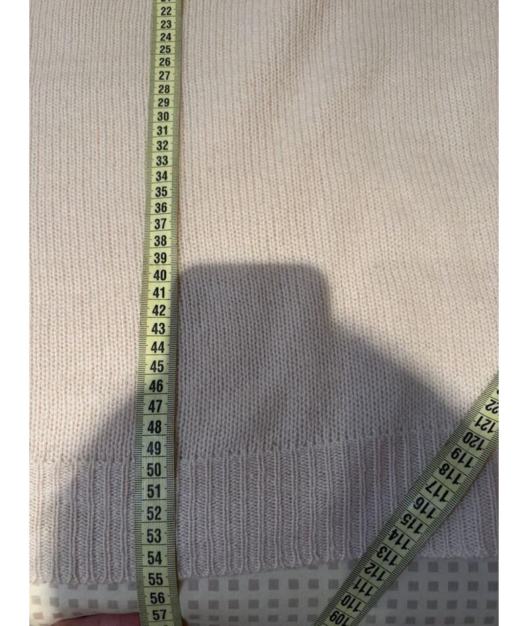 CHRISTIAN DIOR Розовый кашемировый джемпер / свитер, фото 6