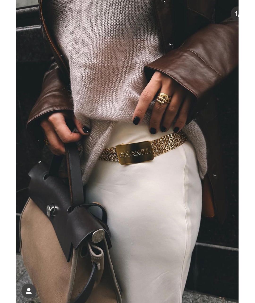 CHANEL Золотой ремень, фото 2