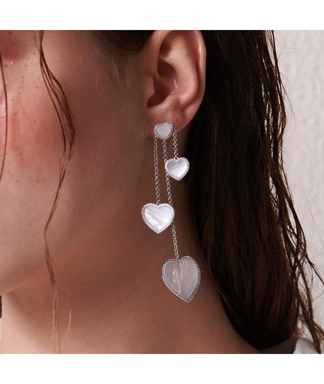 APM Monaco Серебряные серебряные серьги, фото 3