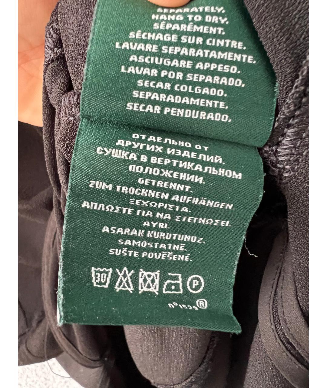 RALPH LAUREN Черная полиэстеровая блузы, фото 4