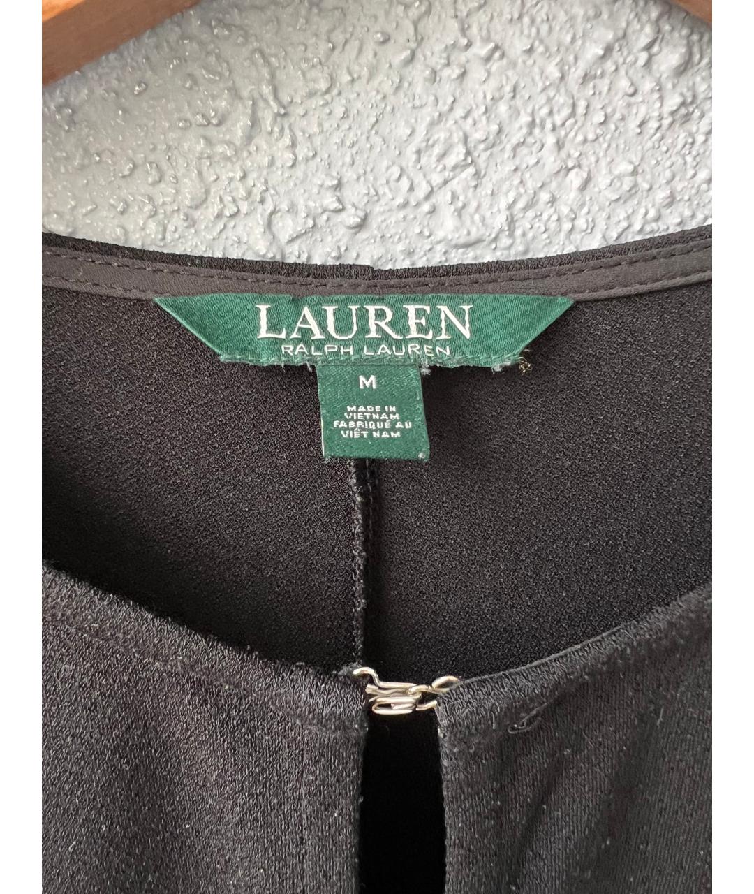 RALPH LAUREN Черная полиэстеровая блузы, фото 2