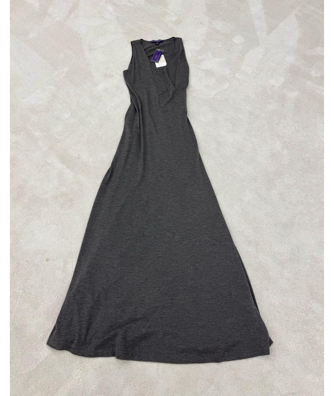 RALPH LAUREN PURPLE LABEL Антрацитовое кашемировое платье, фото 6