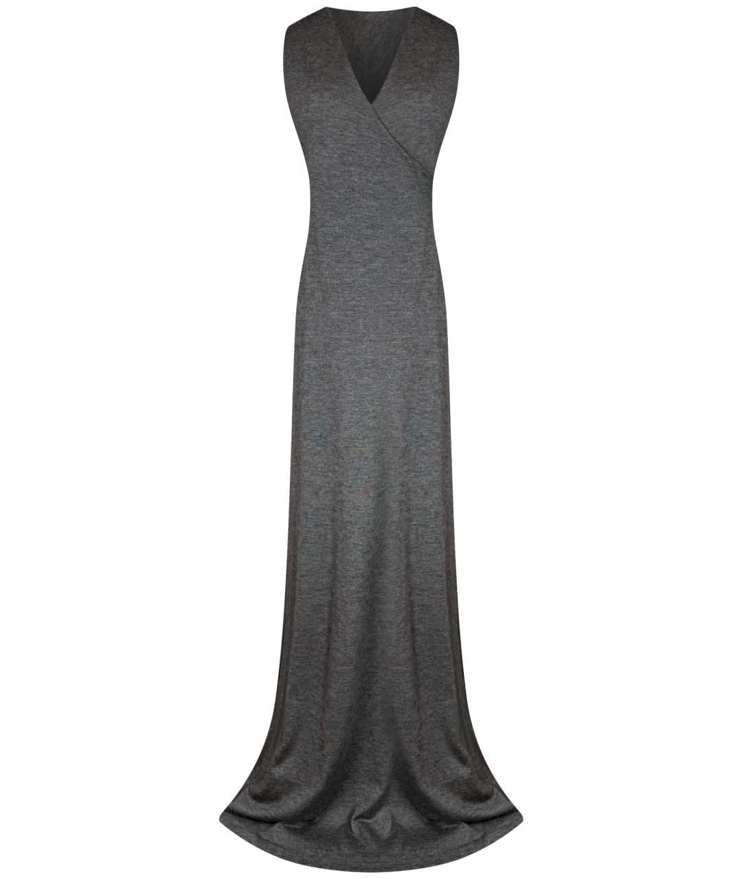 RALPH LAUREN PURPLE LABEL Антрацитовое кашемировое платье, фото 1