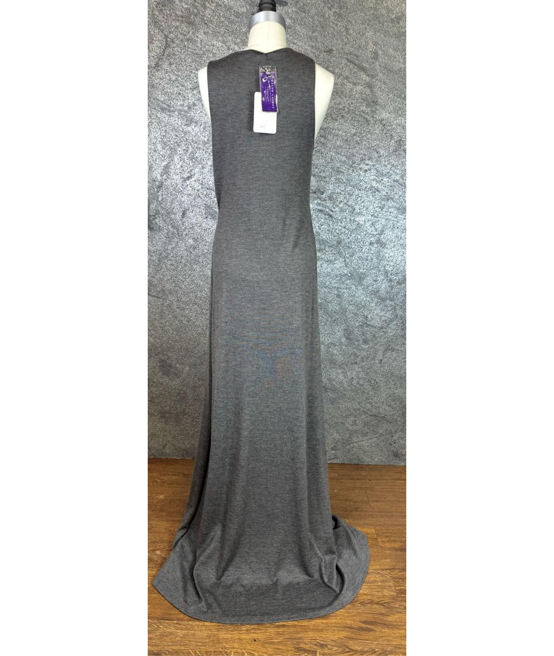 RALPH LAUREN PURPLE LABEL Антрацитовое кашемировое платье, фото 2