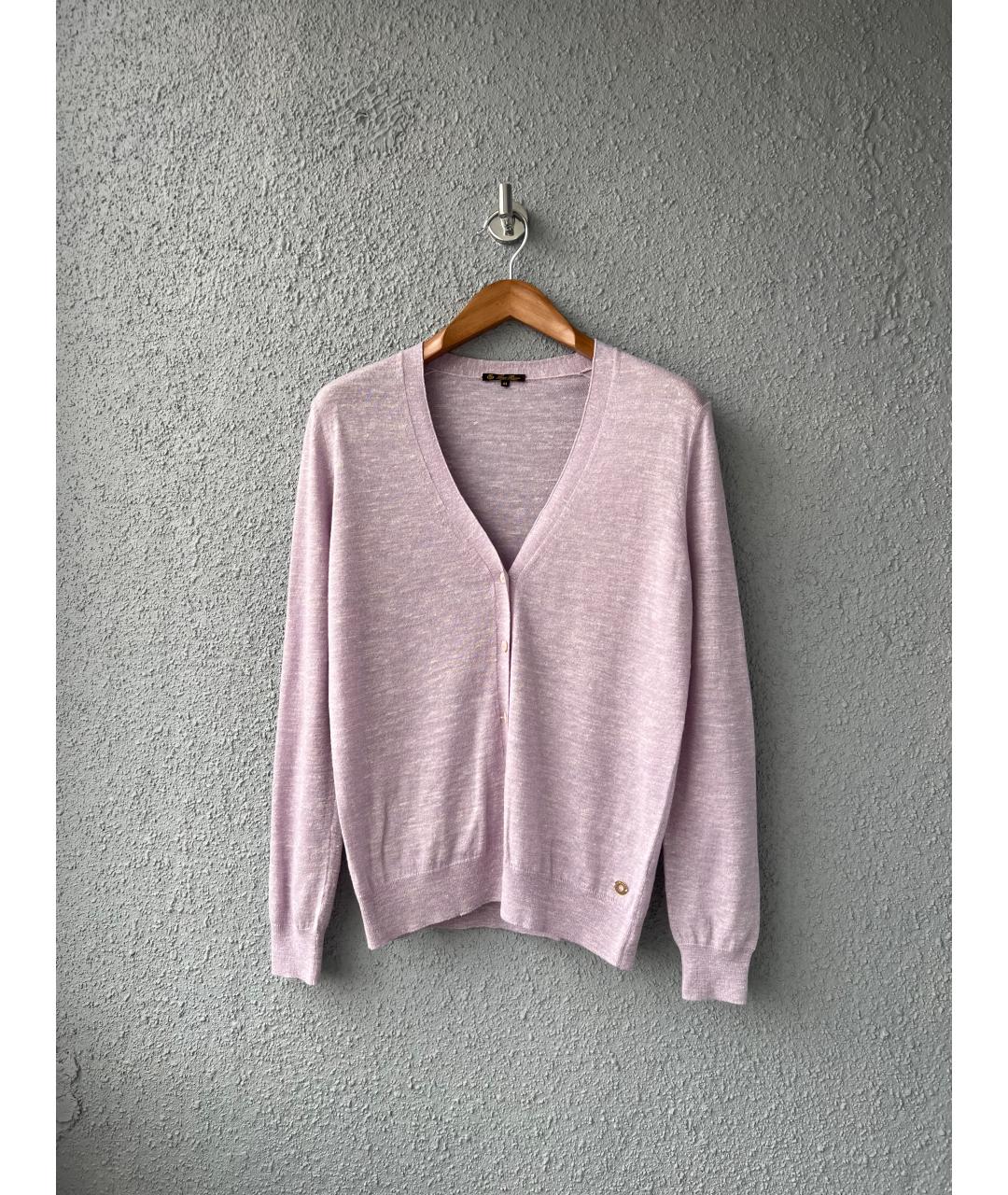 LORO PIANA Розовый кашемировый кардиган, фото 6