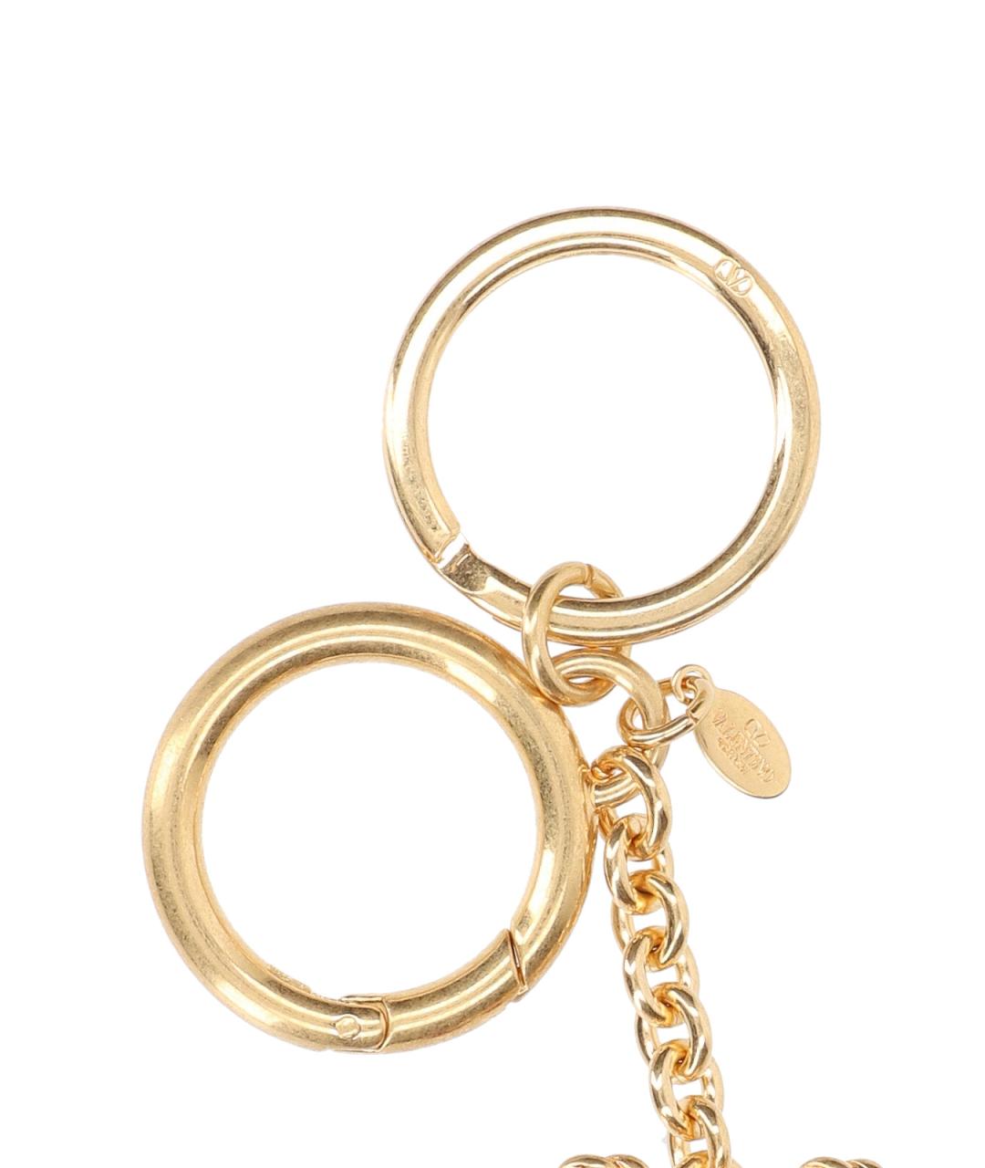 VALENTINO Золотой брелок, фото 3