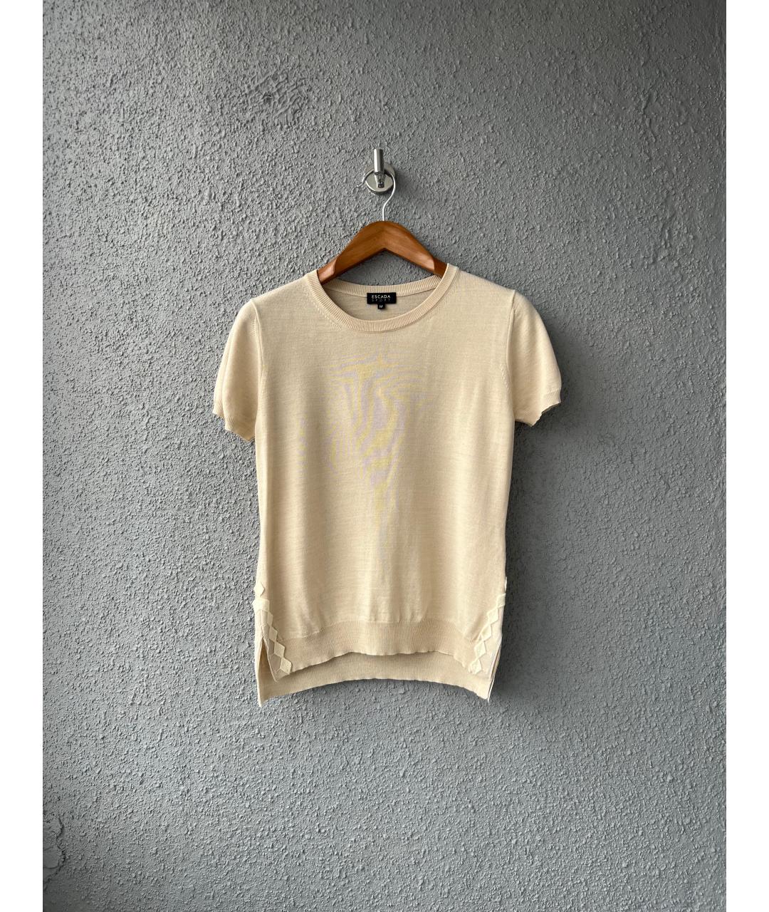 ESCADA Бежевый джемпер / свитер, фото 5