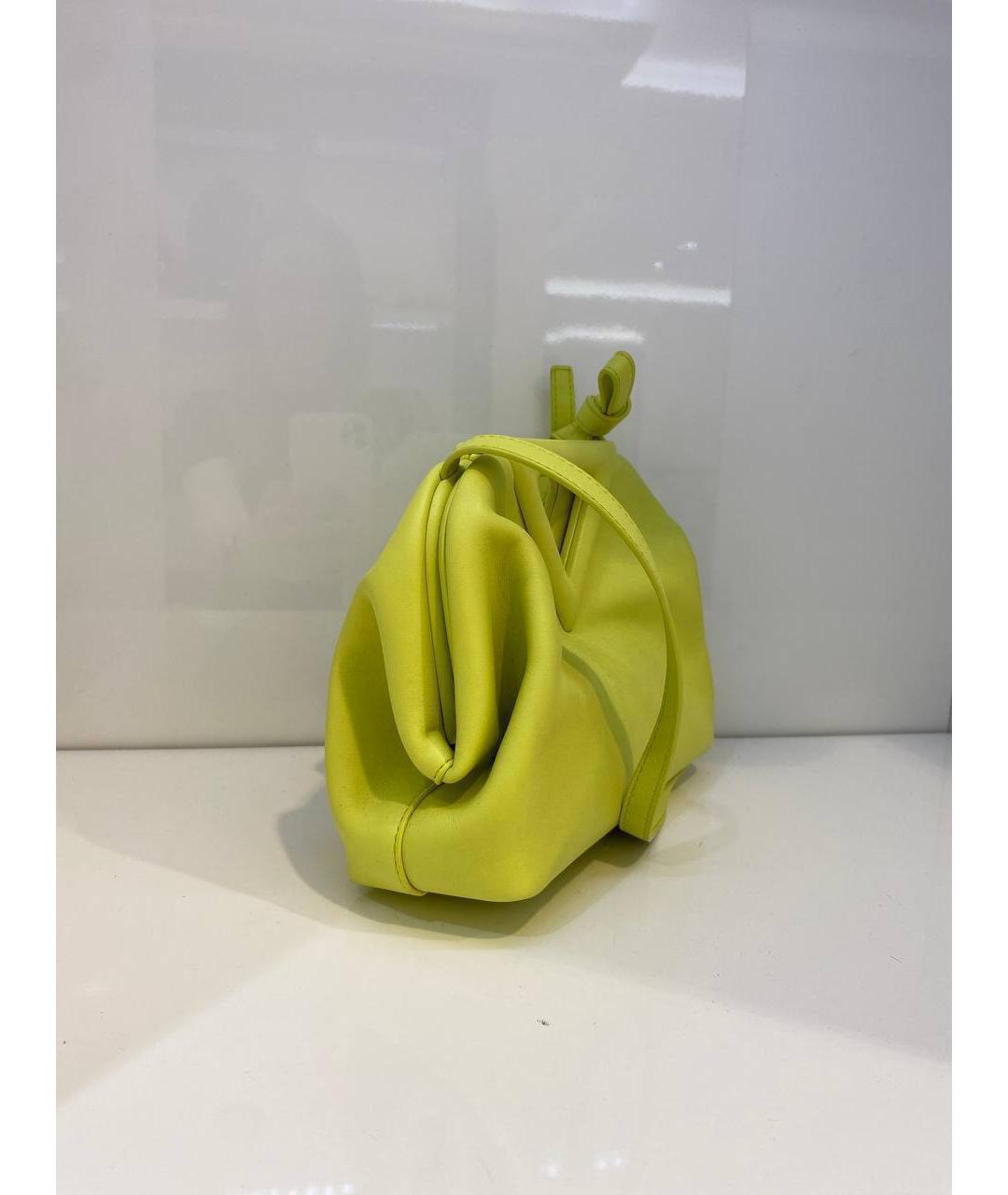 BOTTEGA VENETA Зеленая кожаная сумка через плечо, фото 4