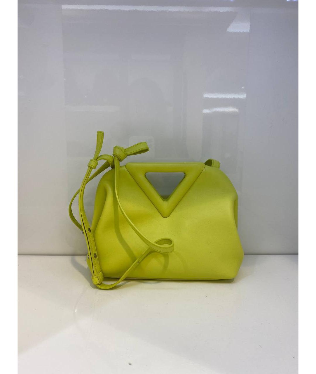 BOTTEGA VENETA Зеленая кожаная сумка через плечо, фото 2