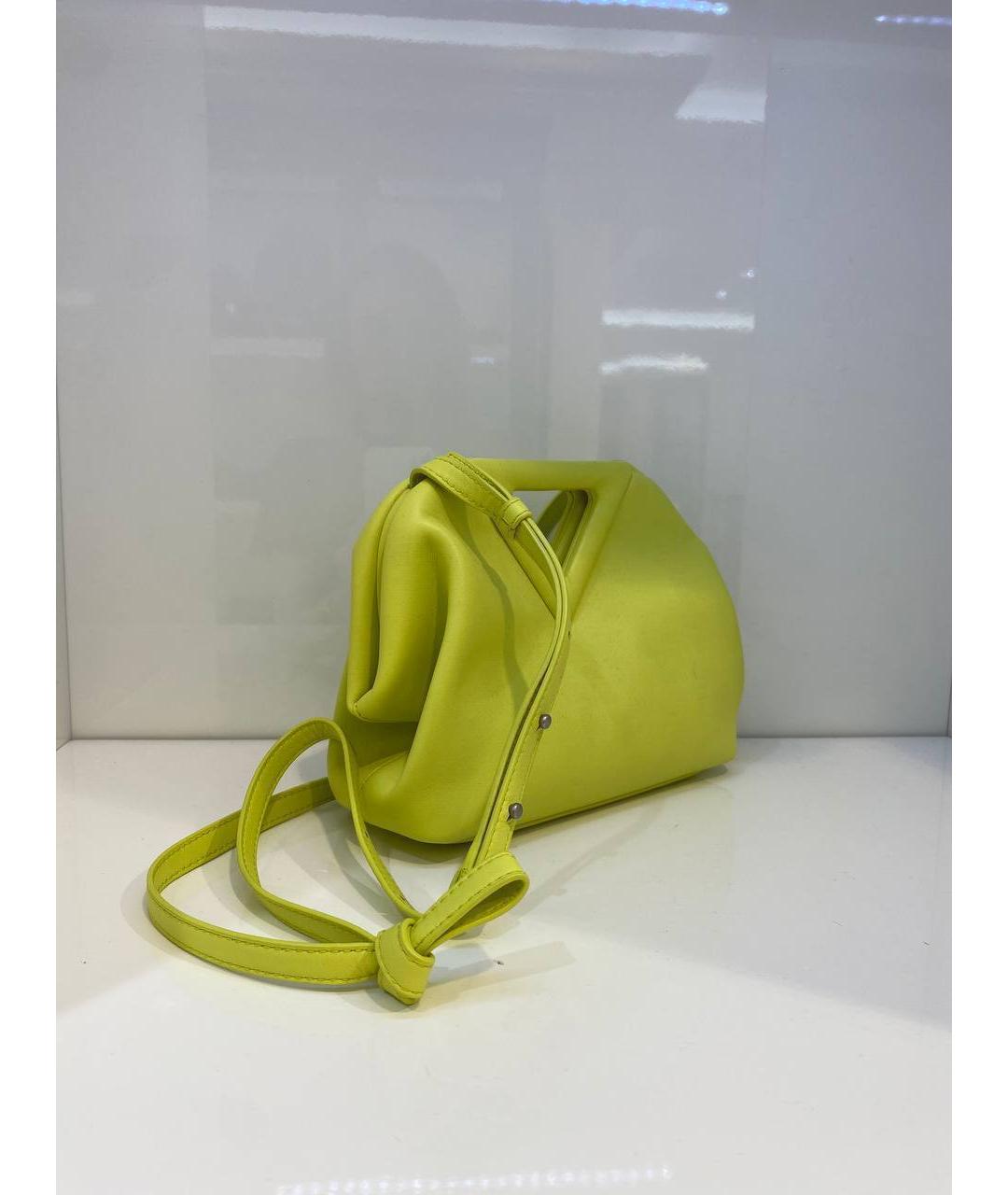 BOTTEGA VENETA Зеленая кожаная сумка через плечо, фото 3