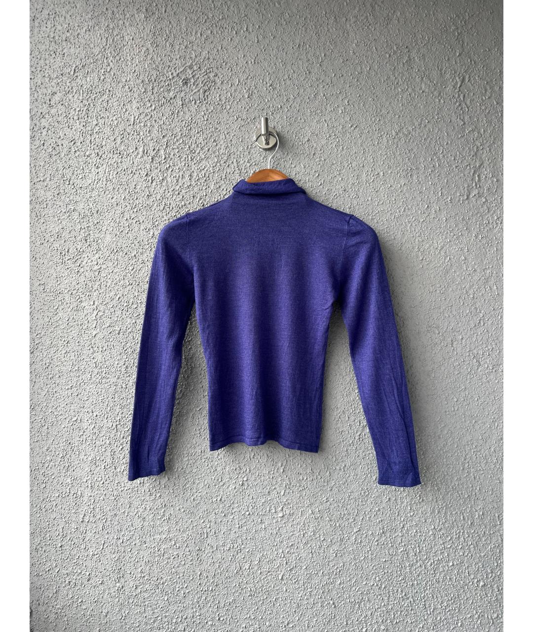 BRUNELLO CUCINELLI Синяя кашемировая водолазка, фото 6